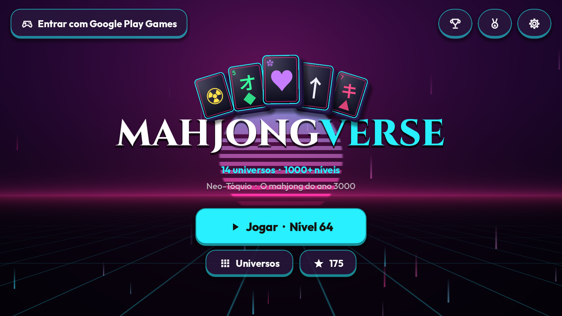 Menu do Mahjongverse